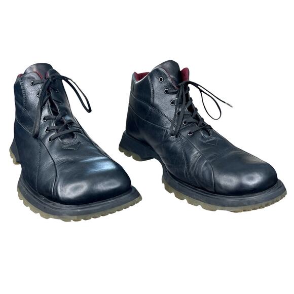 Vintage Y2K Bed Stu Men’s Black Leather Lace Up Chukka Boot Size 46 US 12 main image 11